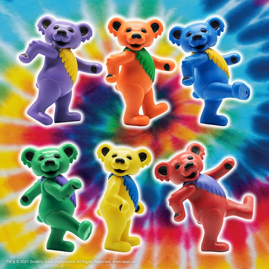 Super7 Grateful Dead Dancing Bear - 3.75