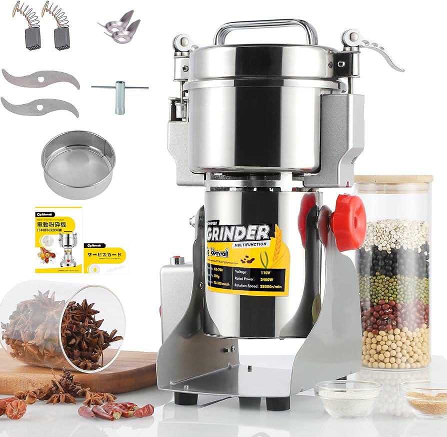 Amazon.co.jp: CGOLDENWALL 製粉機 800g電動粉砕機 スイング型 穀物