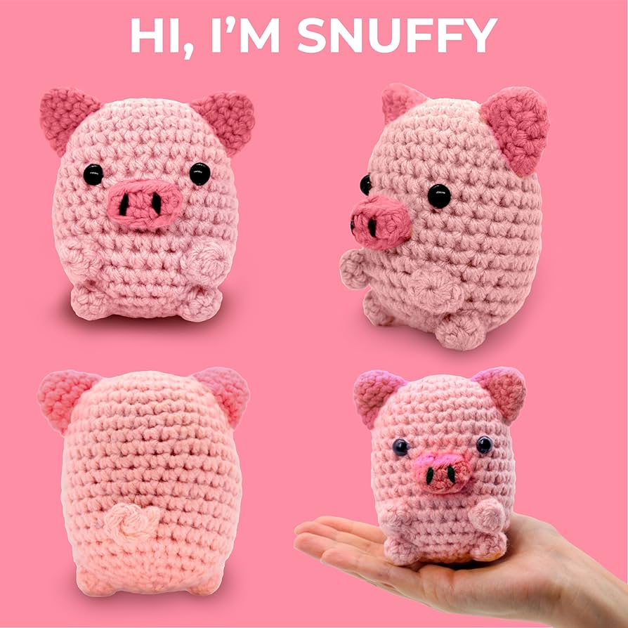 Amazon.co.jp: Craftwiz あみぐるみキット (スナッフ-ピグレット) : ホビー