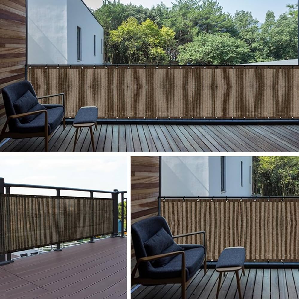 Amazon | Timicleベランダ目隠しサンシェード ベランダ高密度