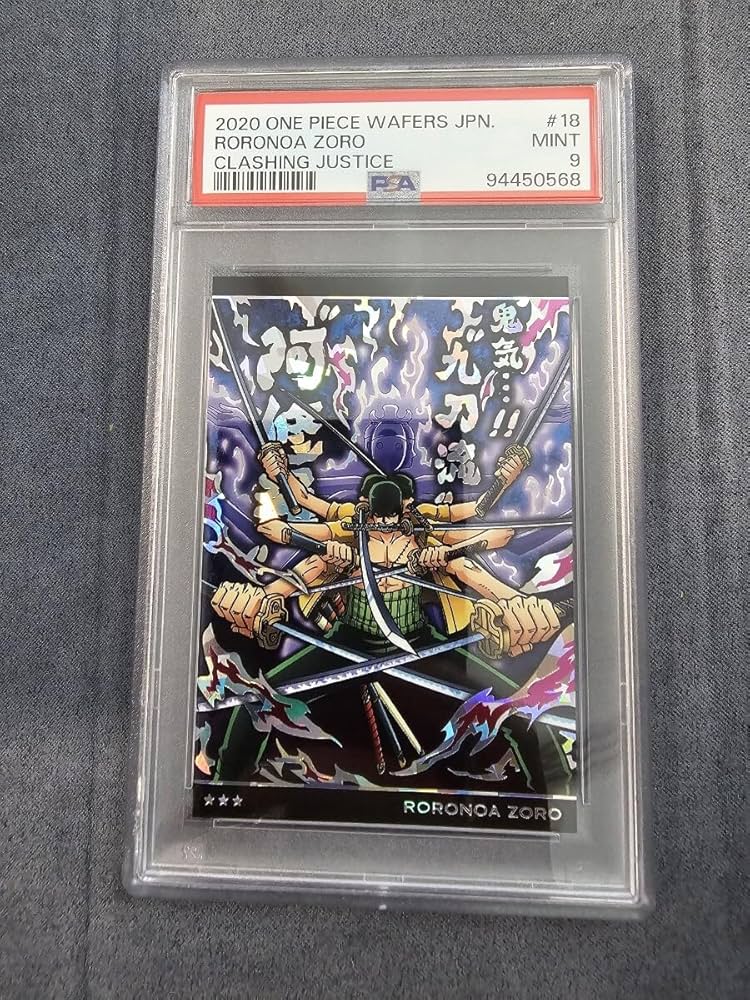 Amazon.co.jp: PSA9 ウエハースカード ワンピース ロロノア ゾロ ゾロ