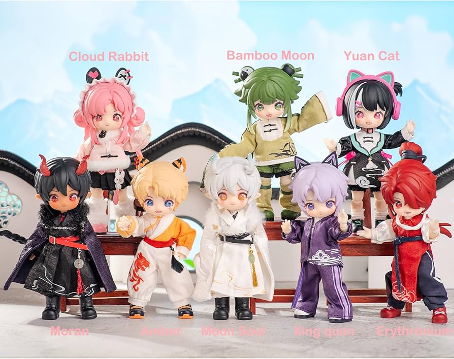 Amazon.co.jp: VEGAWIWI BJDドールブラインドボックス、1/12 NAGI