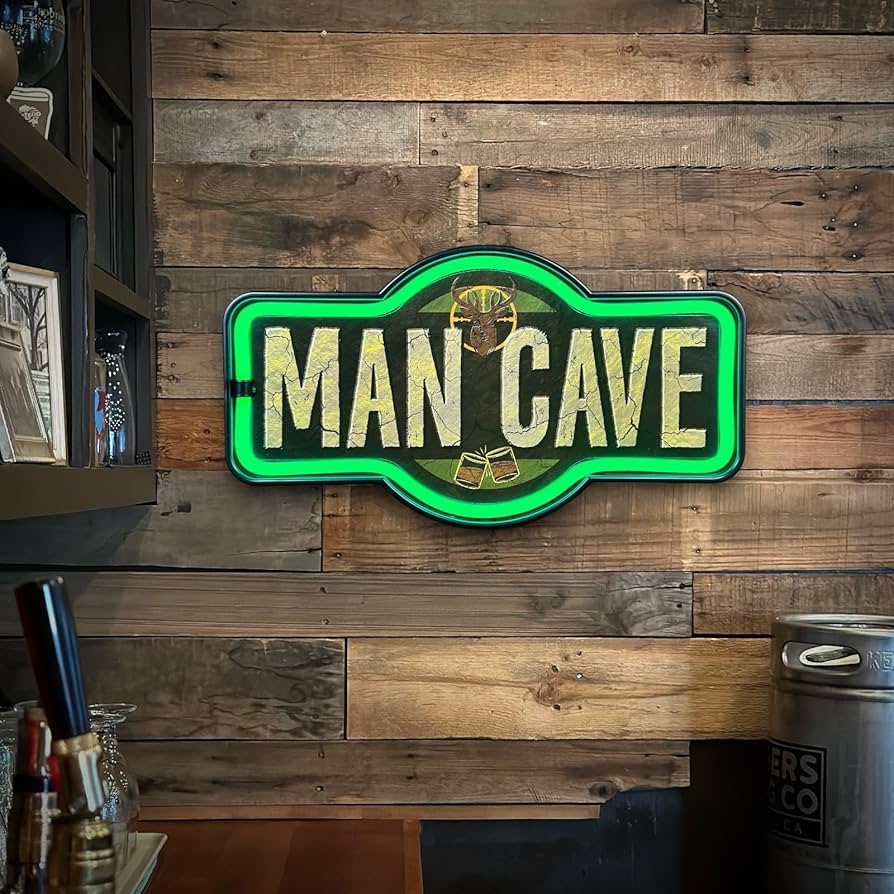 Amazon.com: Man Cave LED Neon Sign Vintage Inspired Retro Wall