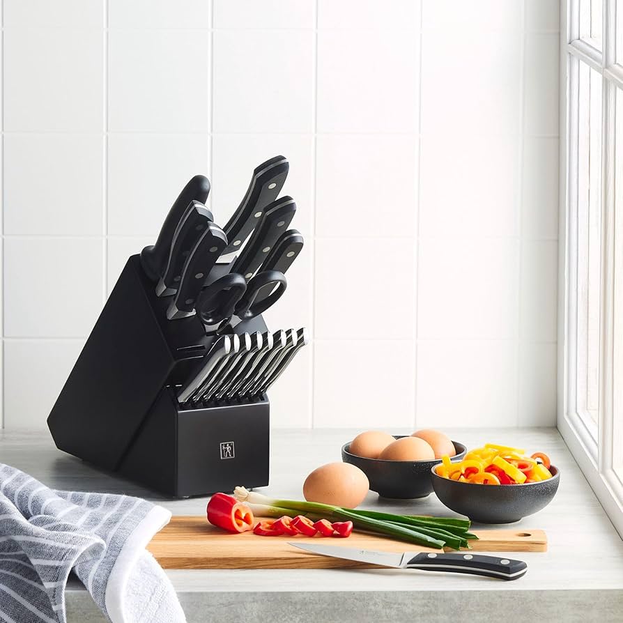 HENCKELS Aviara Premium Knife Block Set - 17 PC Professional