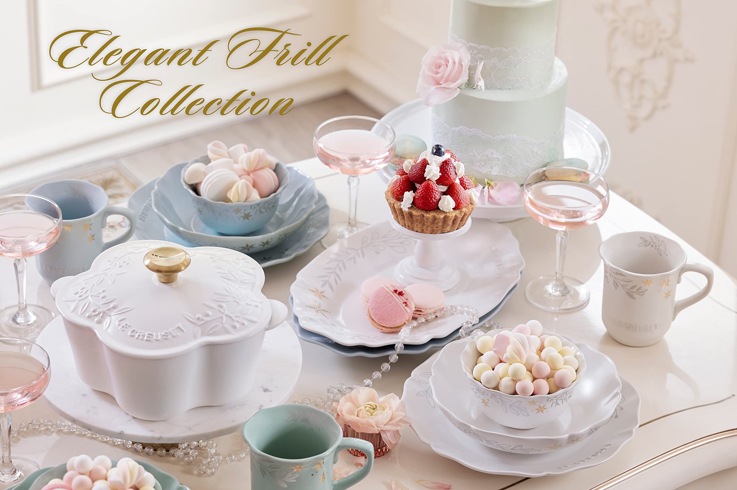 Amazon.co.jp: エレガントフリル・プレート コットン : ホーム＆キッチン