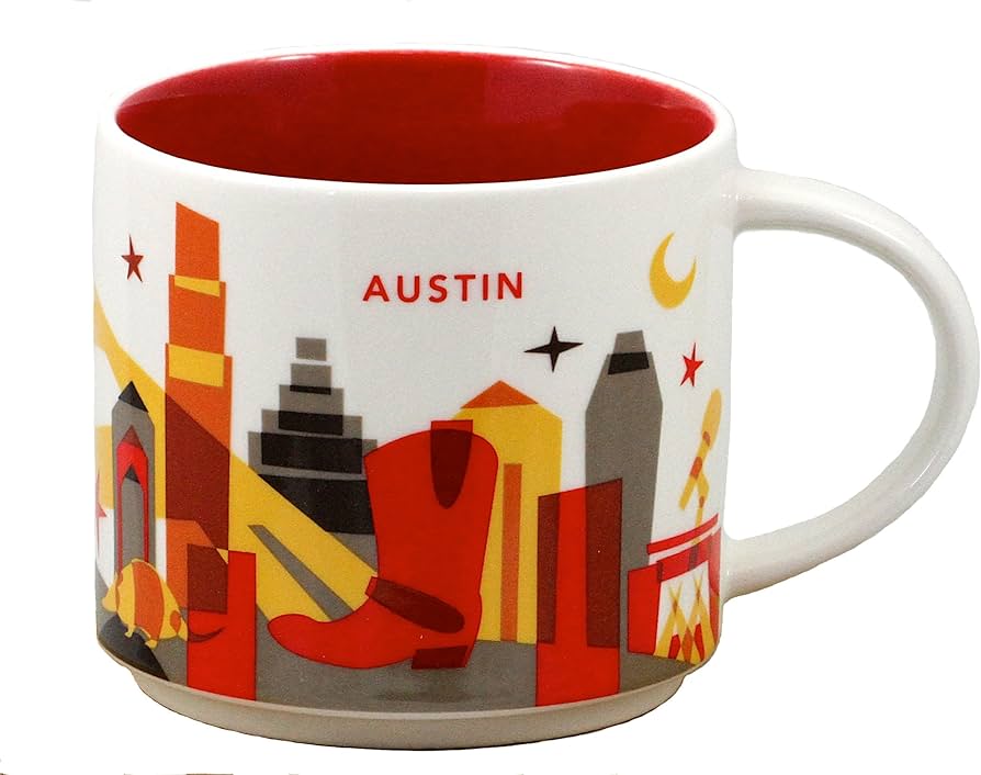 Amazon.co.jp: Starbucks Austin Coffee Mug - You Are Here