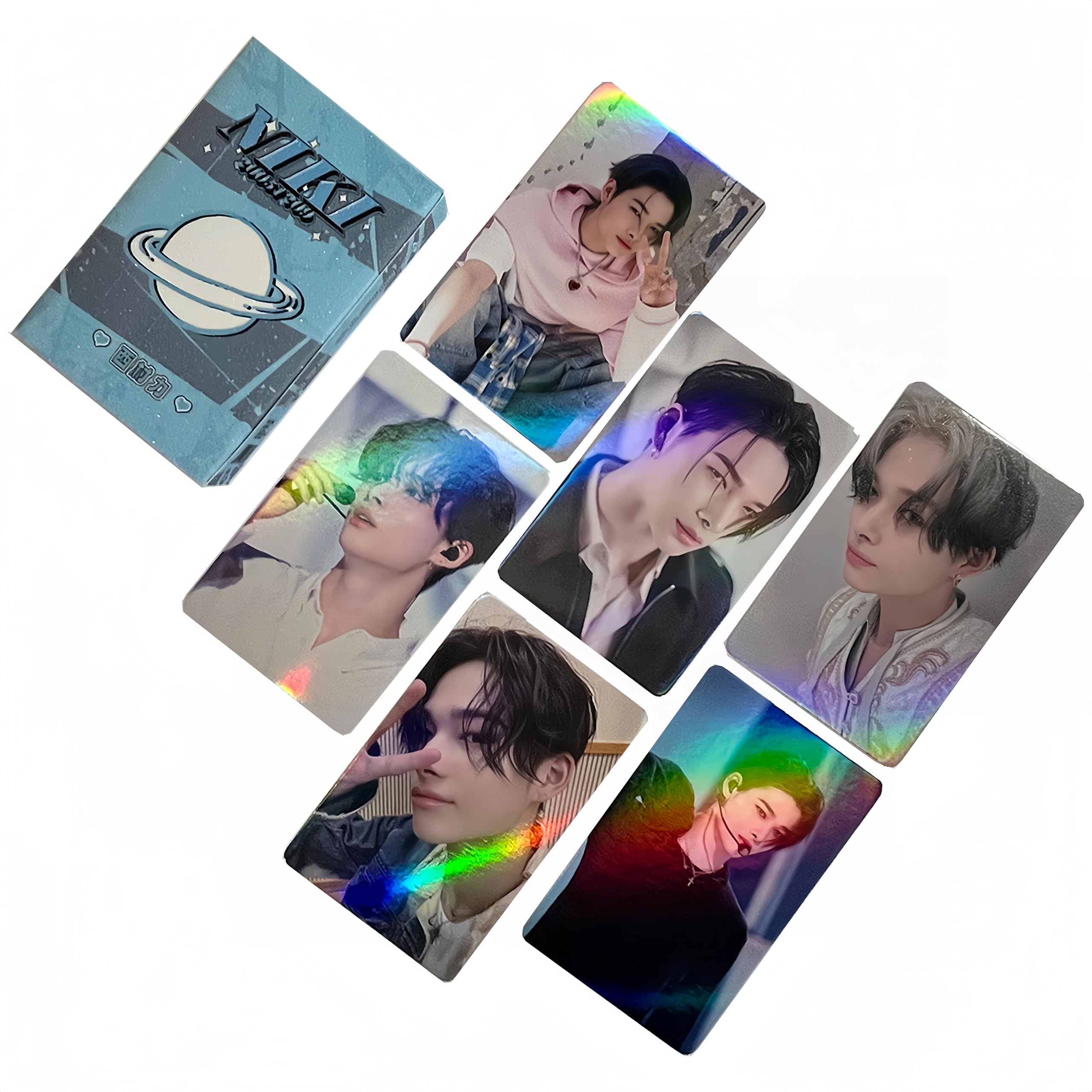 FOURBOM NI-KI Laser Cards 50pcs ENHYPEN Photocards ENHYPEN NI-KI