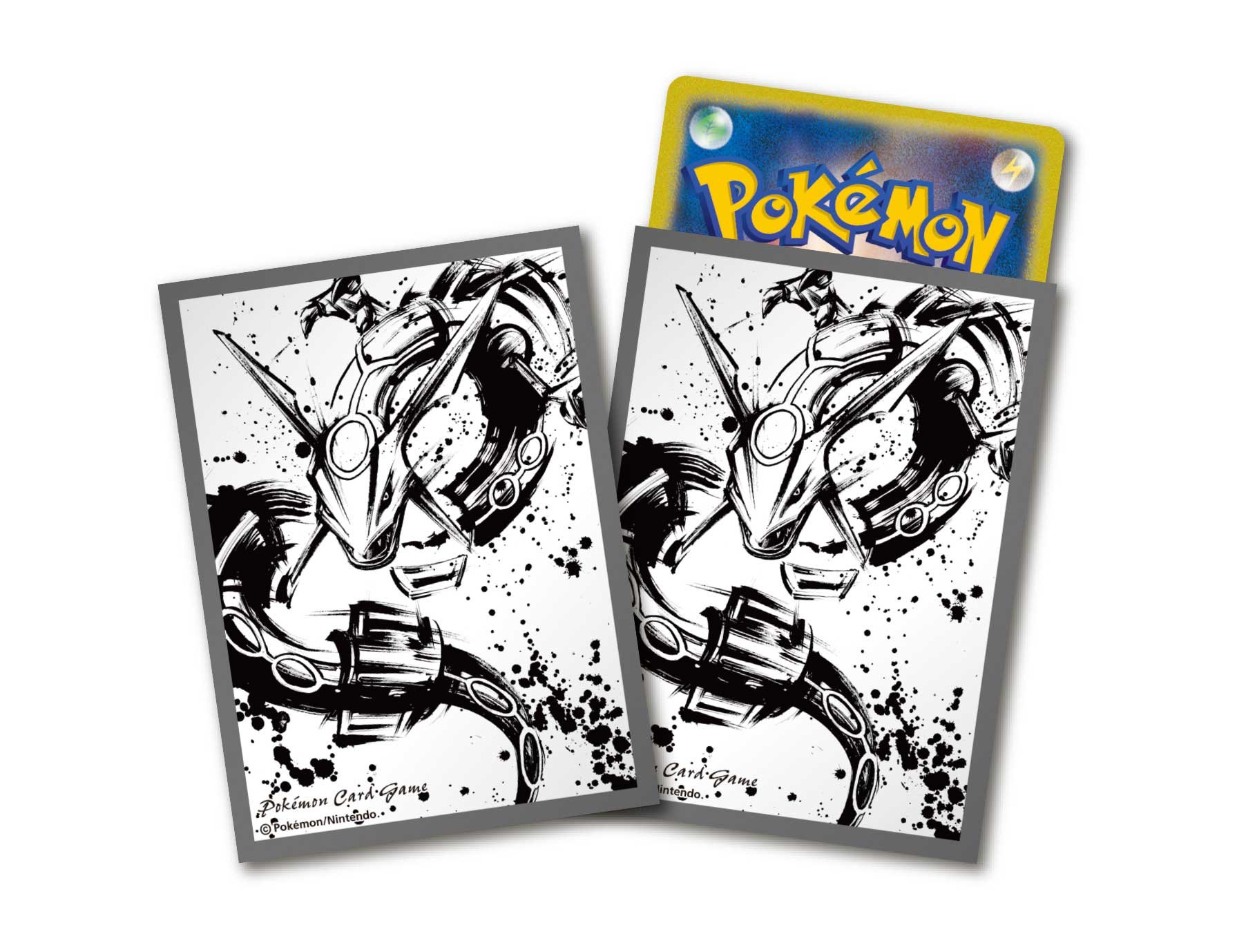 Amazon | ポケモンカードゲーム デッキシールド レックウザ 墨絵ver