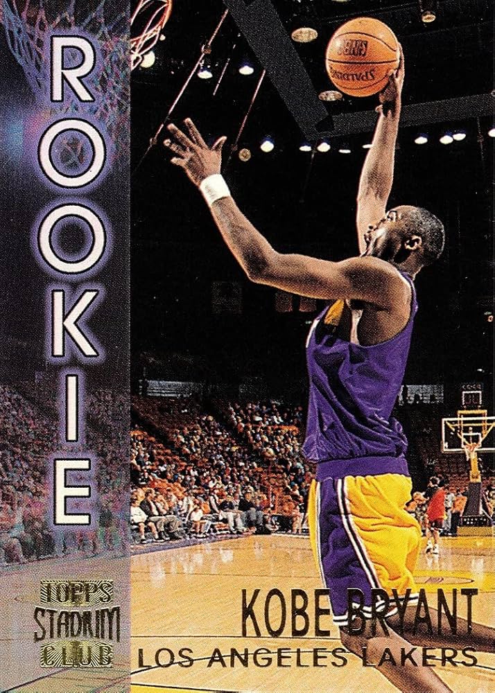 Amazon.com: 1996-97 Topps Stadium Club Rookies #R9 Kobe Bryant