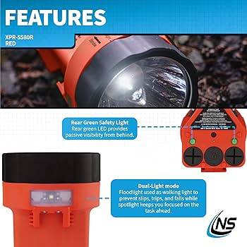 Nightstick XPR-5580R Viribus 80 Intrinsically Safe 300 Lumens Dual