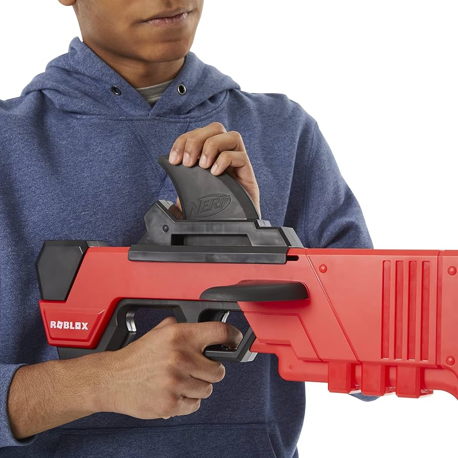 Amazon.co.jp: NERF Roblox MM2: Shark Seeker Dart Blaster, Shark