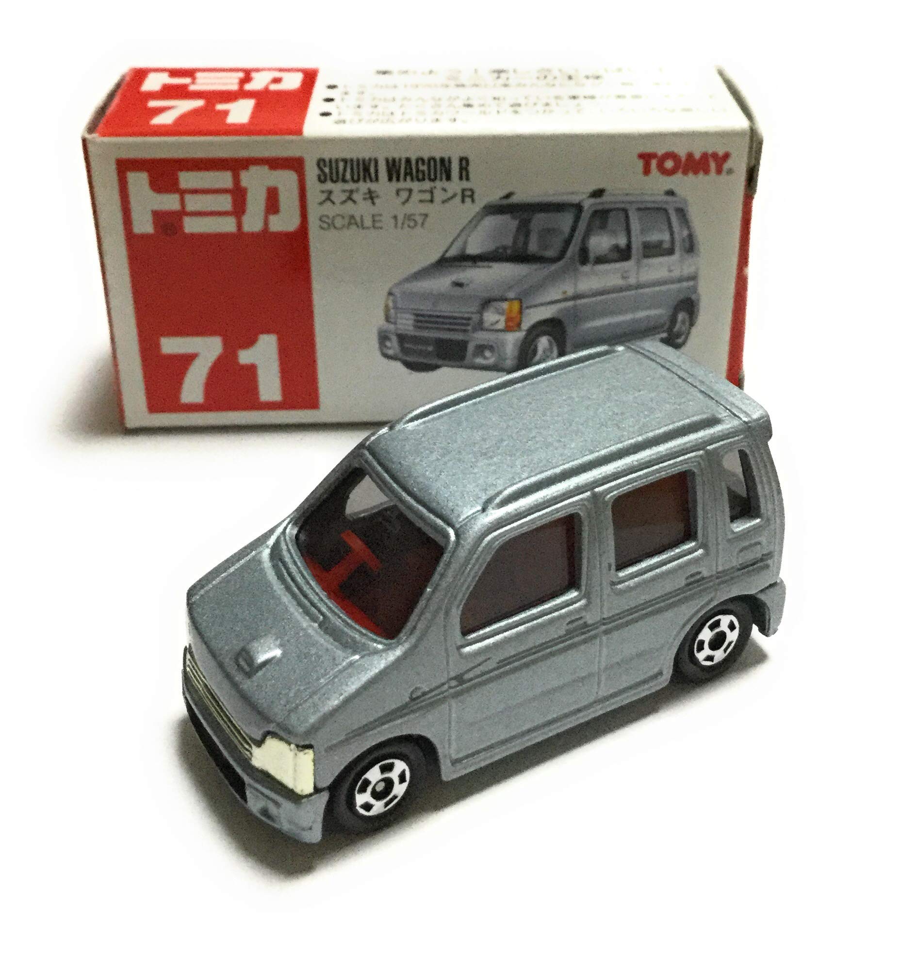 Amazon | トミカ 赤箱 71 初代 スズキ ワゴンR 1/57 シルバー 赤TOMY