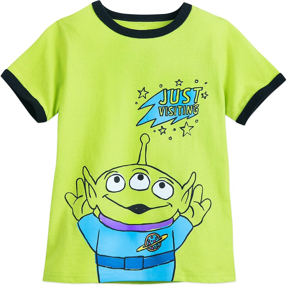 Amazon.com: Disney Toy Story Alien Ringer T-Shirt for Boys Size XS