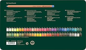 Amazon.com: Faber-Castell Pitt® Pastel Pencils - Tin of 60