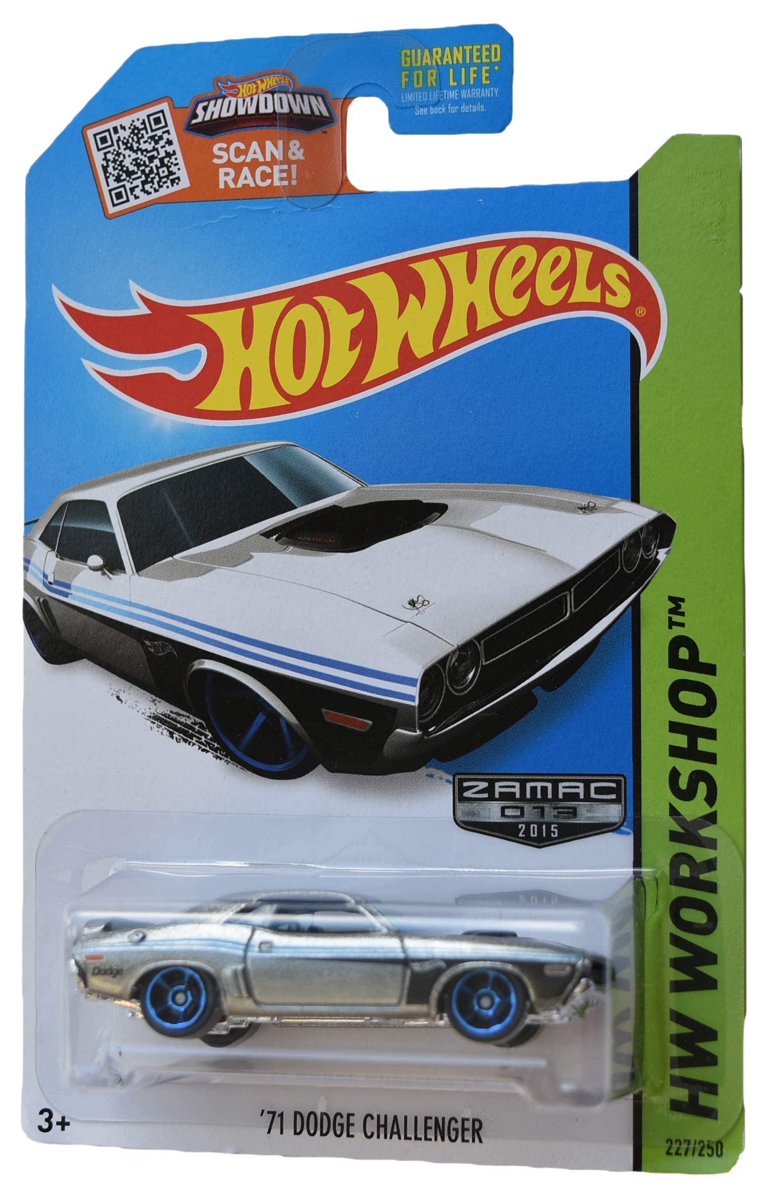 Amazon.com: Hot Wheels Zamac '71 Dodge Challenger - Workshop 227