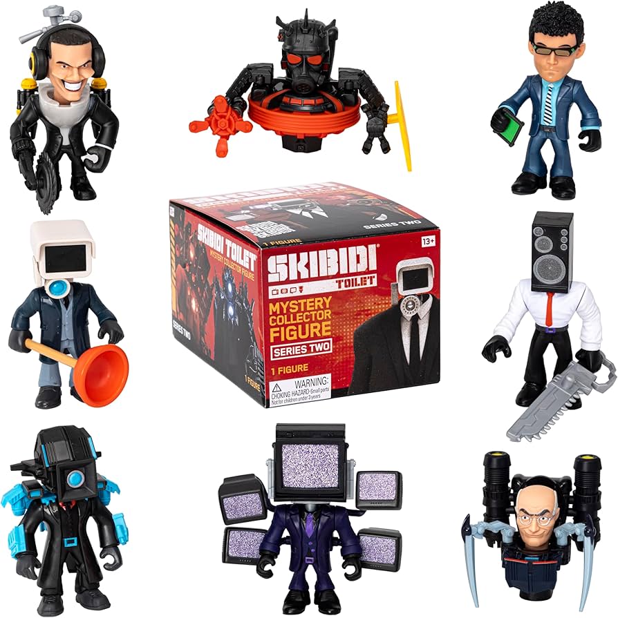Amazon.co.jp: SKIBIDI(スキビディ) トイレミステリーフィギュア