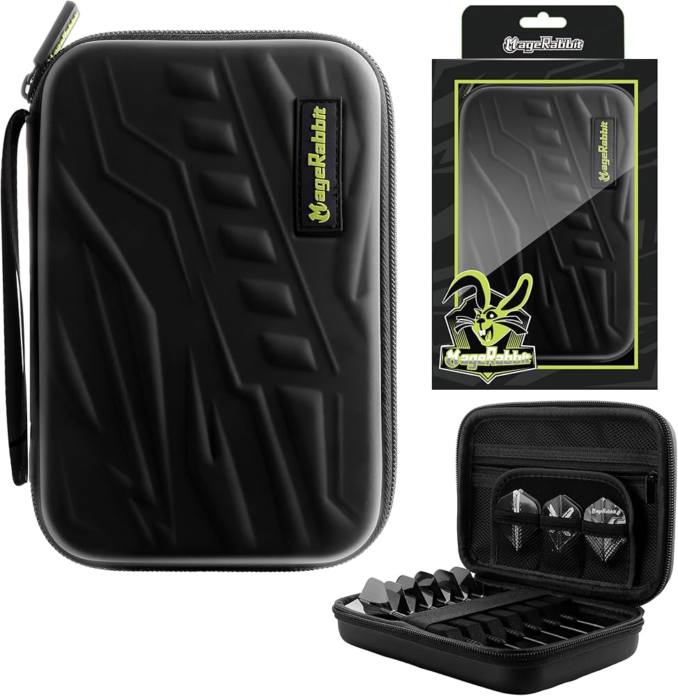 Amazon.co.jp: MageRabbit ダーツケース、ダーツ6本収納可能、チップ