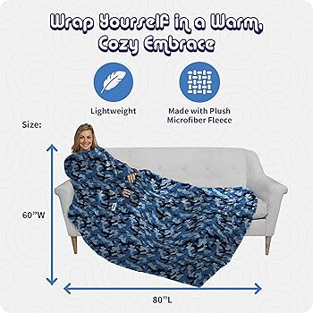 Amazon.com: Slanket Ultimate The Original Blanket with Sleeves