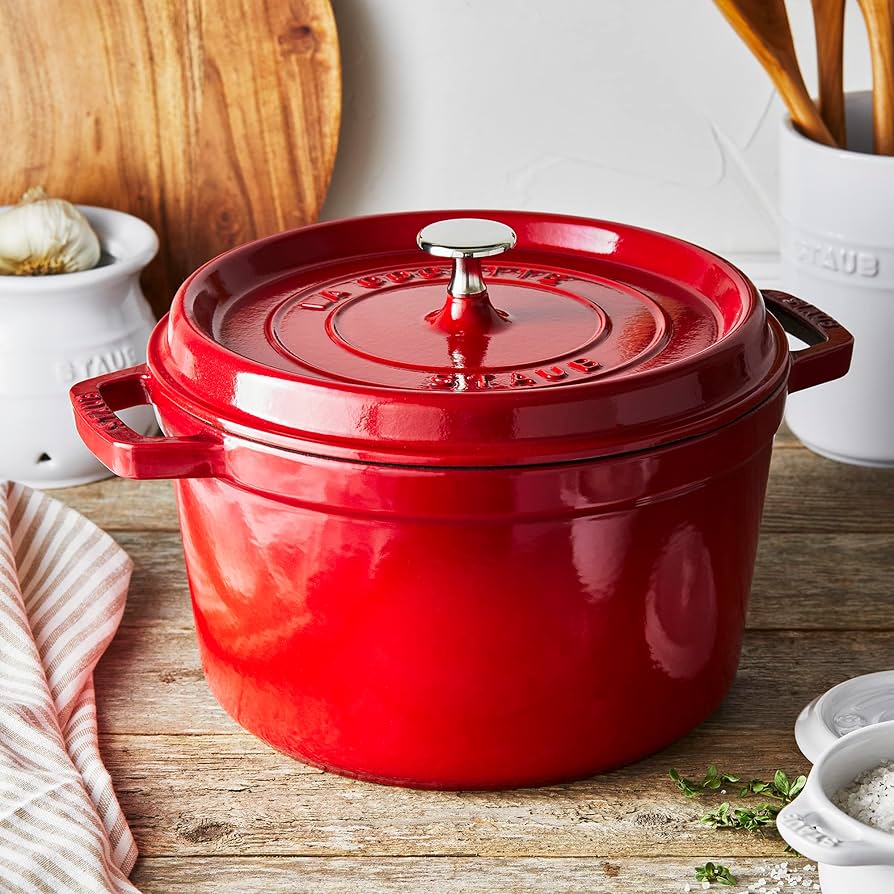 Amazon.co.jp: Staub (ストウブ) 鋳鉄製ダッチオーブン 高さ5クォート