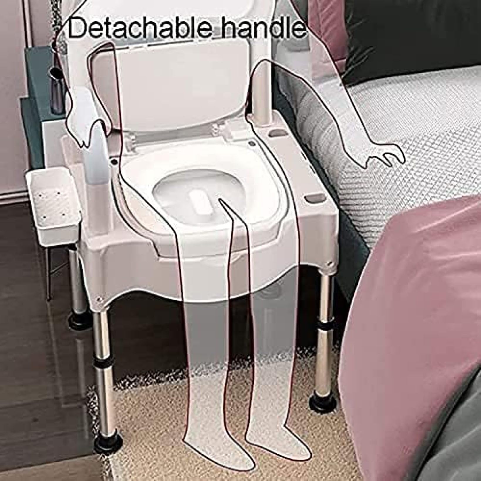 Amazon.co.jp: 高齢者用移動トイレ 簡易トイレ介護用 便器 介護椅子 お