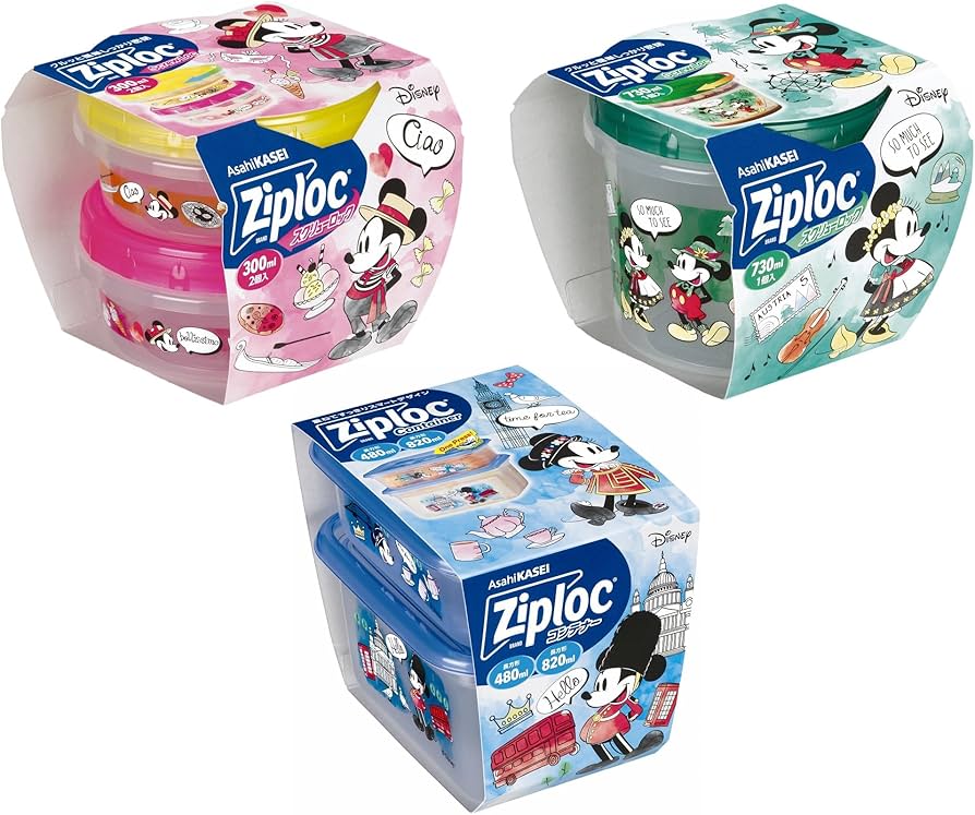 Amazon.co.jp: 【限定デザイン】ジップロックセット スクリューロック