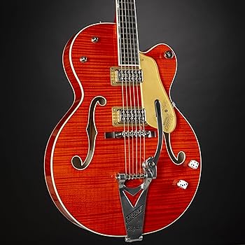 Amazon.com: Gretsch G6120TFM-BSNV Brian Setzer Signature Nashville