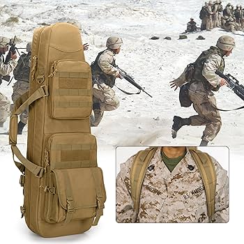 Amazon.co.jp: DSLEAF ガンケース 2丁収納 36インチ/90cm対応 ガン