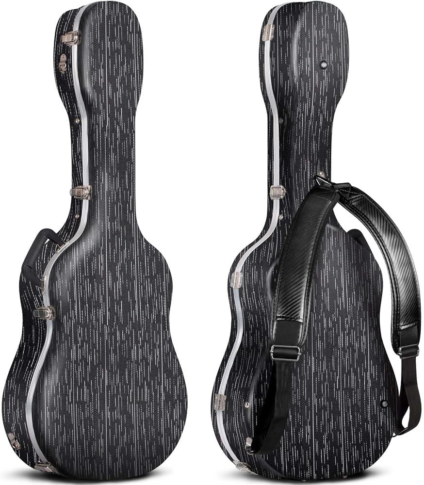 Amazon.co.jp: CAHAYA PUショルダーストラップ付属 ギターハードケース