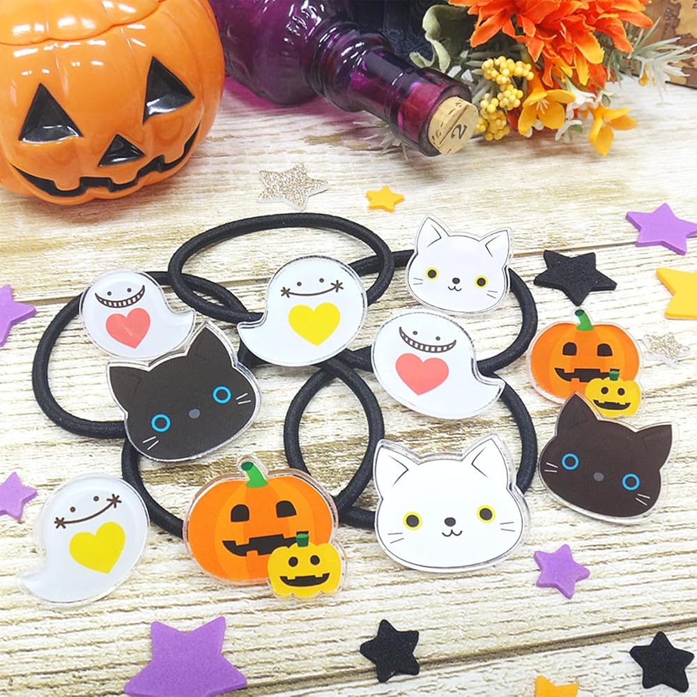 Amazon | ハロウィン仕様 アクリルブローチ アクリルバッジ ハロウィン