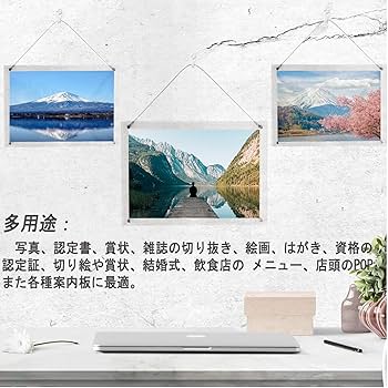 Amazon.co.jp : Yoimize アクリルフォトフレーム A3 賞状額縁 壁掛け