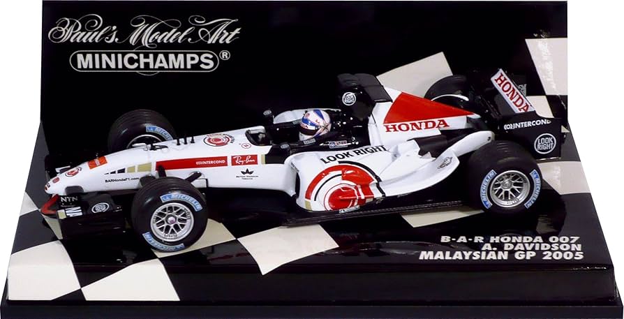 Amazon | MINICHAMPS 1:43 BAR HONDA 007 マレーシアGP 2005 A