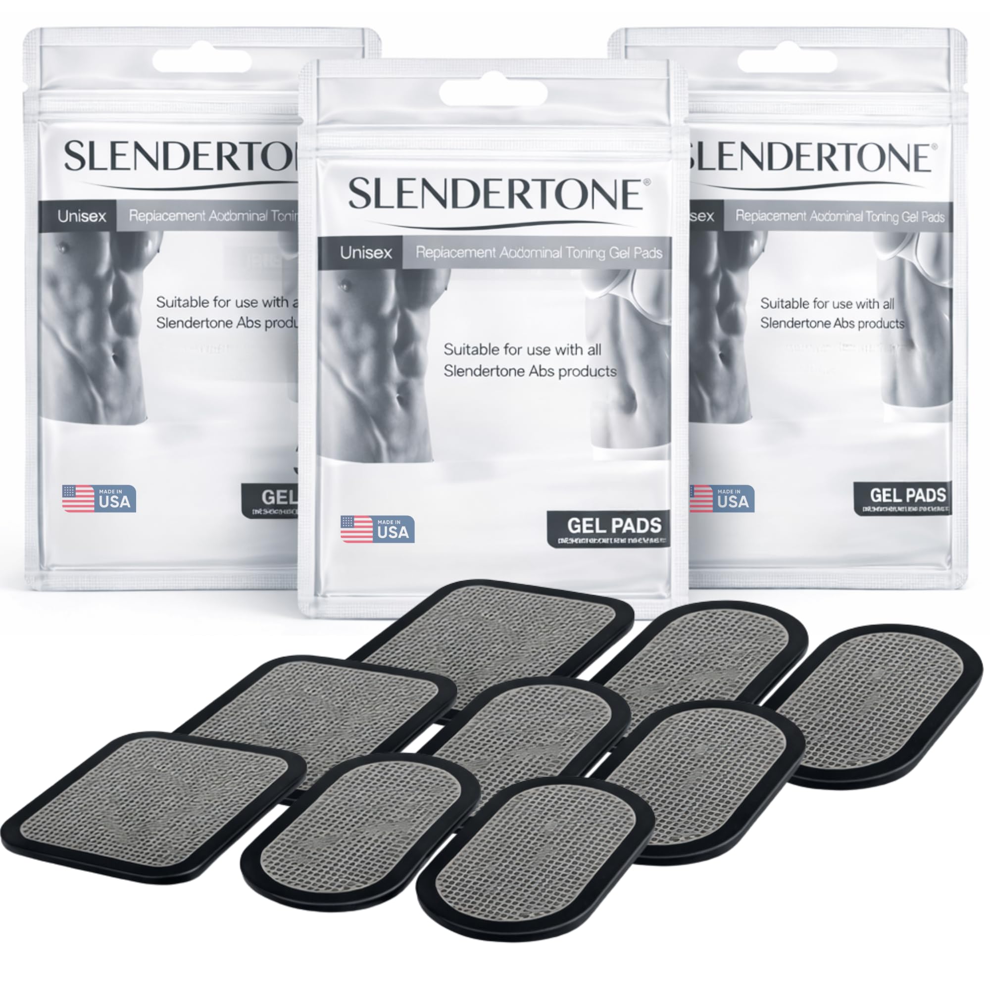 Amazon.com: Slendertone Genuine Replacement Gel Pads – Triple Pack