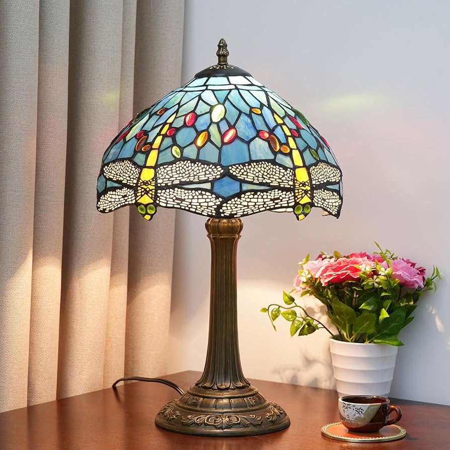 Amazon.co.jp : Byrotson ティファニーランプステンドグラストンボ