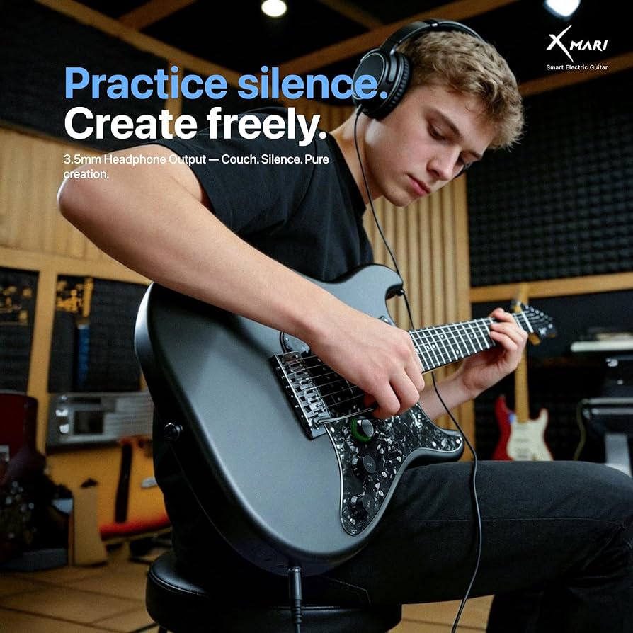 Amazon | Enya XMARI スマートエレキギター - 内蔵DSPエフェクター・4