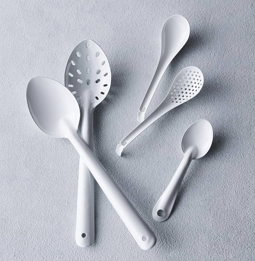 Amazon.co.jp: 野田琺瑯(Nodahoro) レンゲ 穴あき スプーン ホーロー