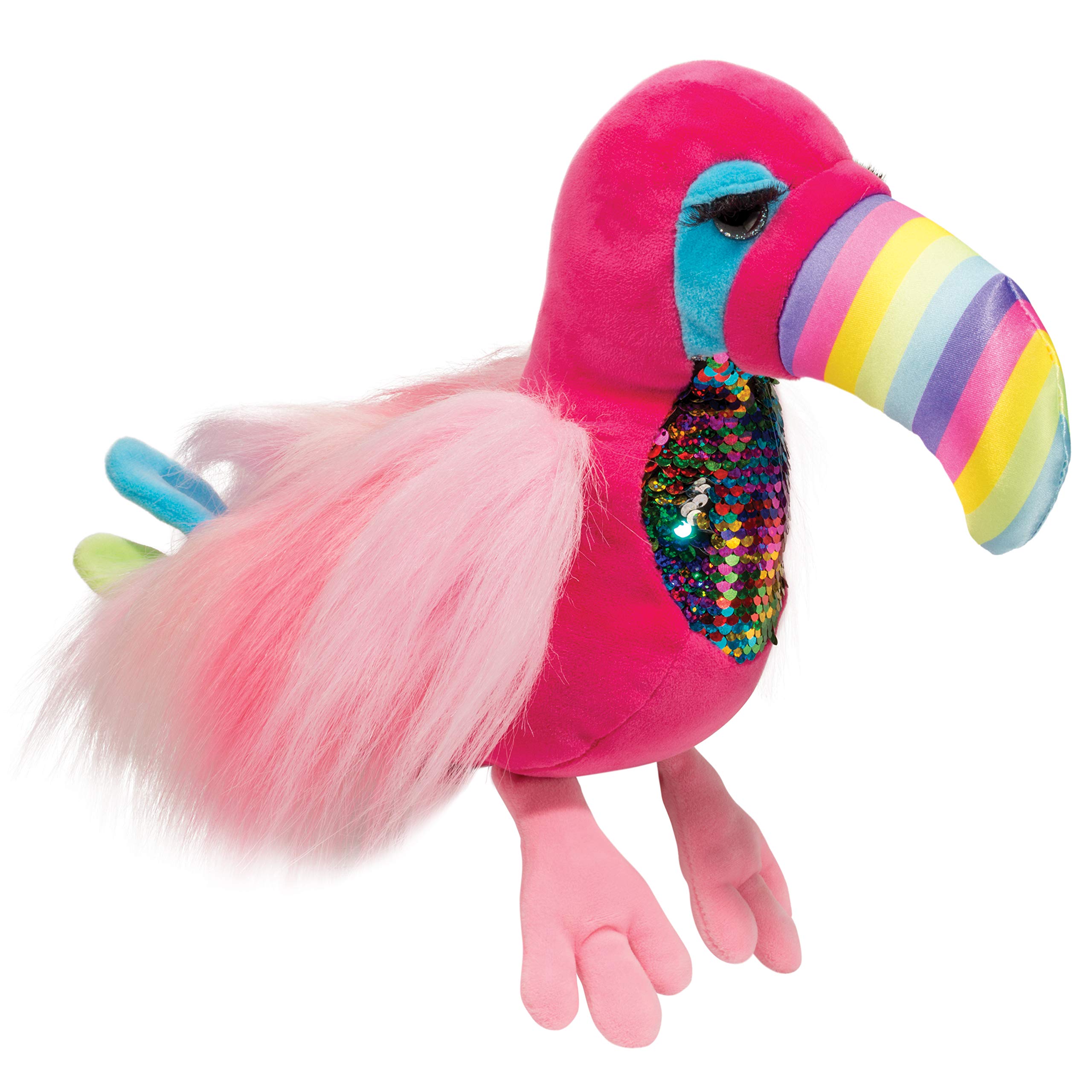 Amazon.com: Douglas Vivian Pink Toucan Fuzzle Plush Stuffed Animal