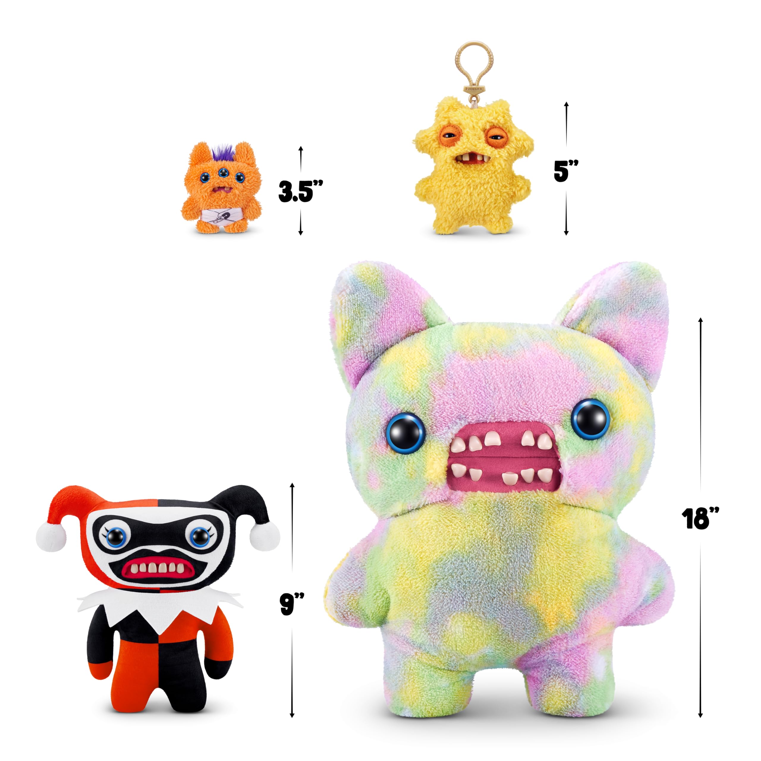 Amazon.co.jp: ZURU製Fuggler x DC 9インチ、面白い醜いモンスターの