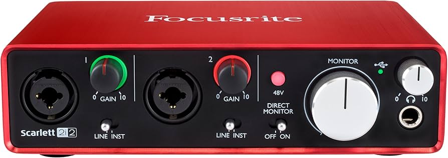 Amazon | Focusrite フォーカスライト オーディオインターフェイス 2