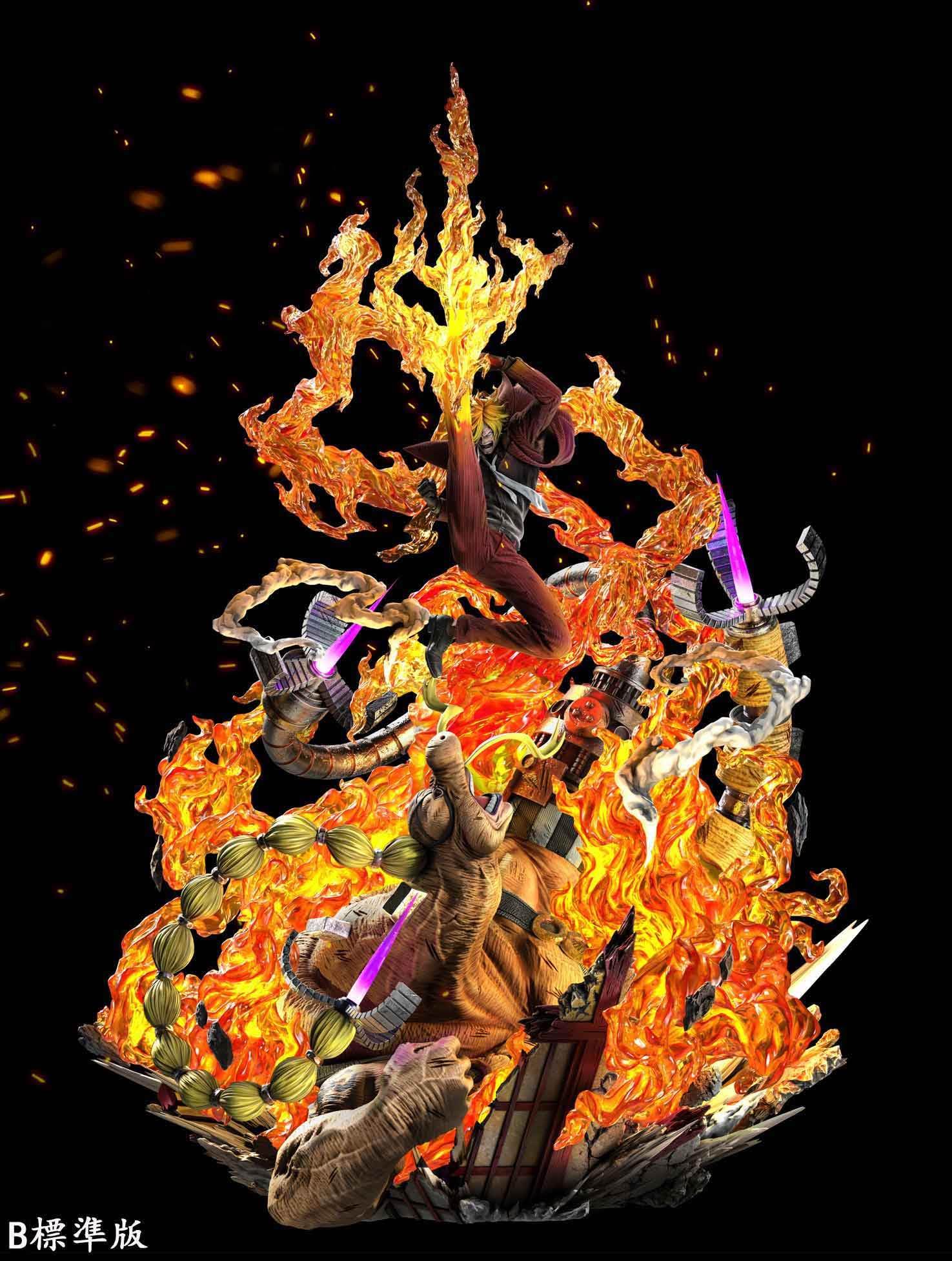 Amazon.co.jp: ヴィンスモーク・サンジVS疫災のクイーン フィギュア 1