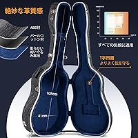Amazon.co.jp: CAHAYA PUショルダーストラップ付属 ギターハードケース