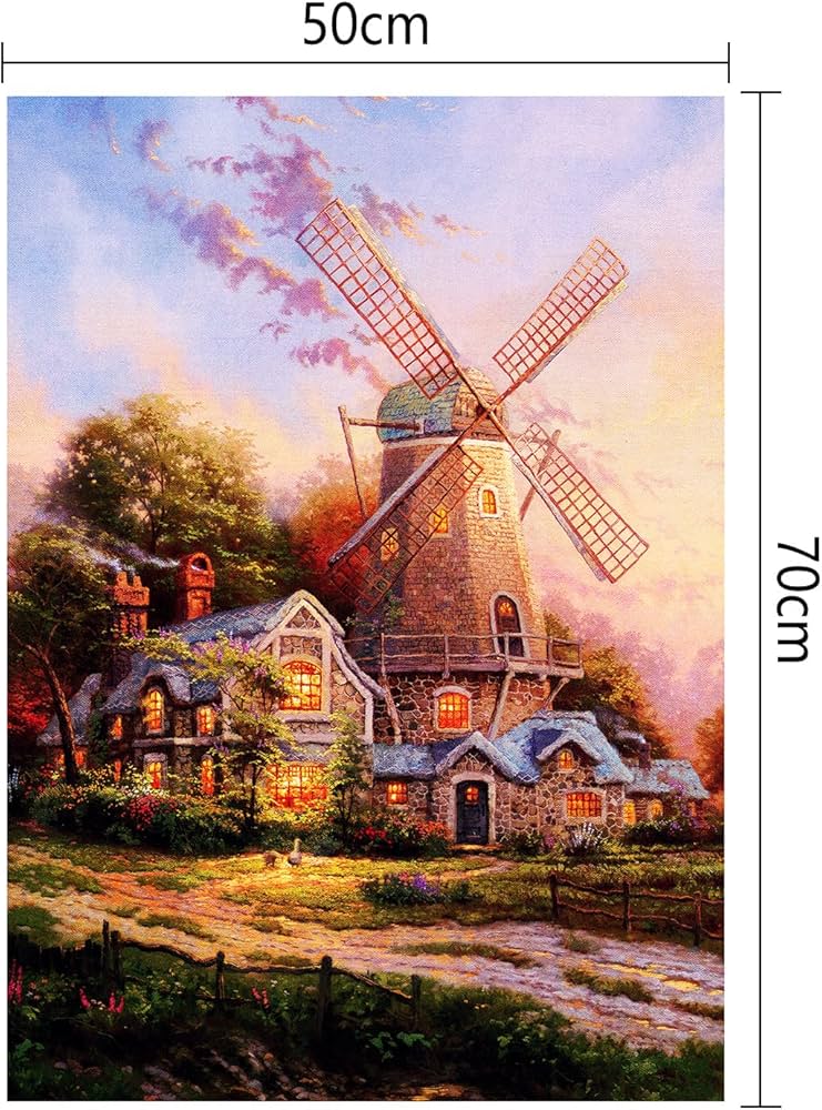 Amazon | CHengQiSM 1000ピース ジグソーパズル トーマス・キンケード