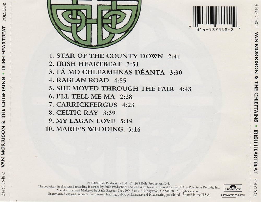 Irish Heartbeat [CD][Import] Van Morrison & Chieftains(中古:未使用