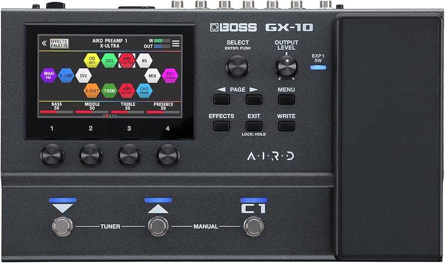 Amazon.com: BOSS GX-10 | Compact Guitar & Bass Effects Processor