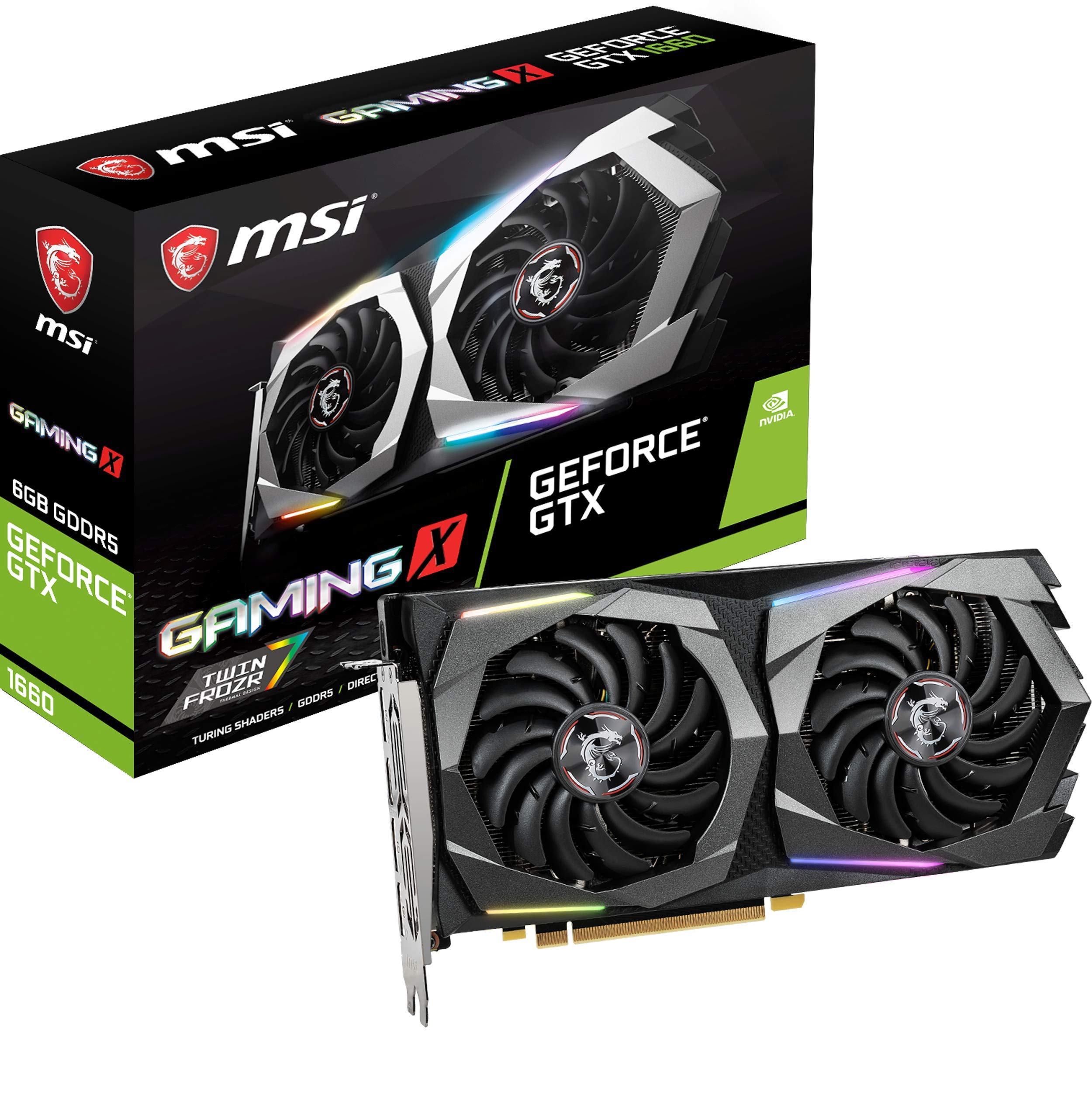 Amazon | msi Gaming GeForce GTX 1660 128ビット HDMI/DP 6GB GDRR5