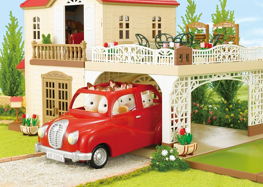 Amazon.co.jp: シルバニアファミリー お家 カーポートのあるあこがれの