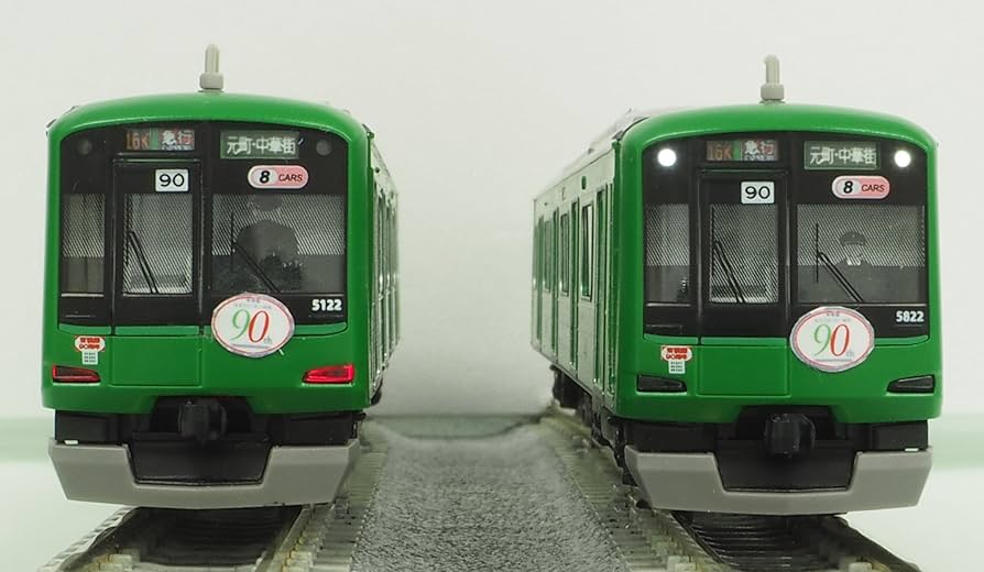 Amazon | グリーンマックス Nゲージ 東急5000系 (5122編成・青ガエル