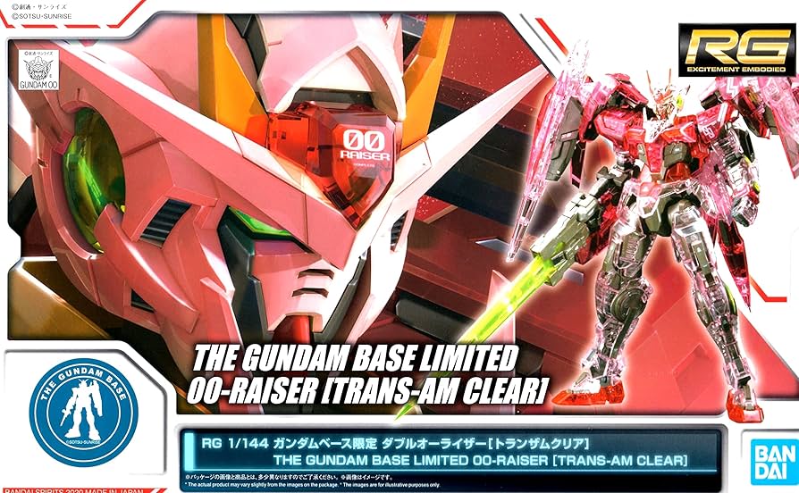 Amazon | RG 1/144 ガンダムベース限定 ダブルオーライザー[トランザム