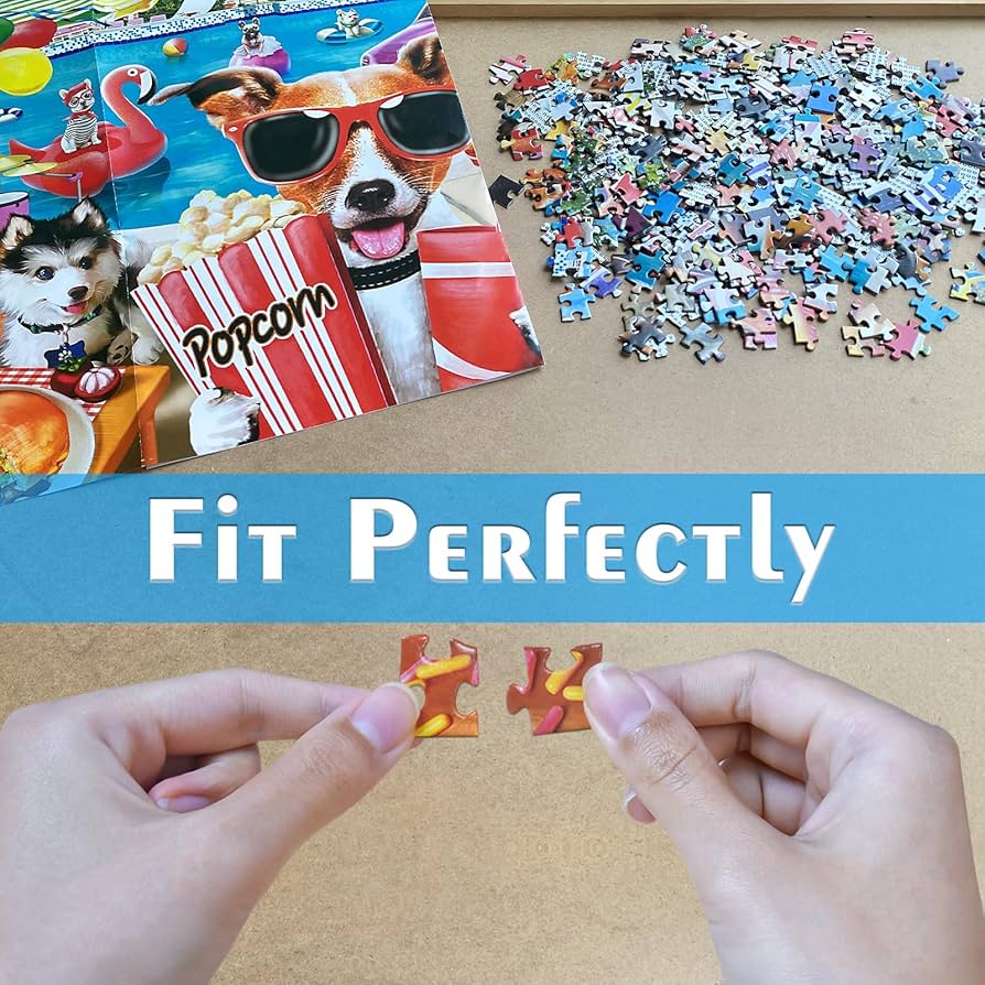 Amazon.com: HUADADA Jigsaw Puzzles for Adults 1000 Pieces, Dogs