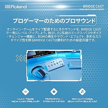 Amazon.co.jp: ローランド Roland BRIDGE CAST/ゲーミングDACアンプ
