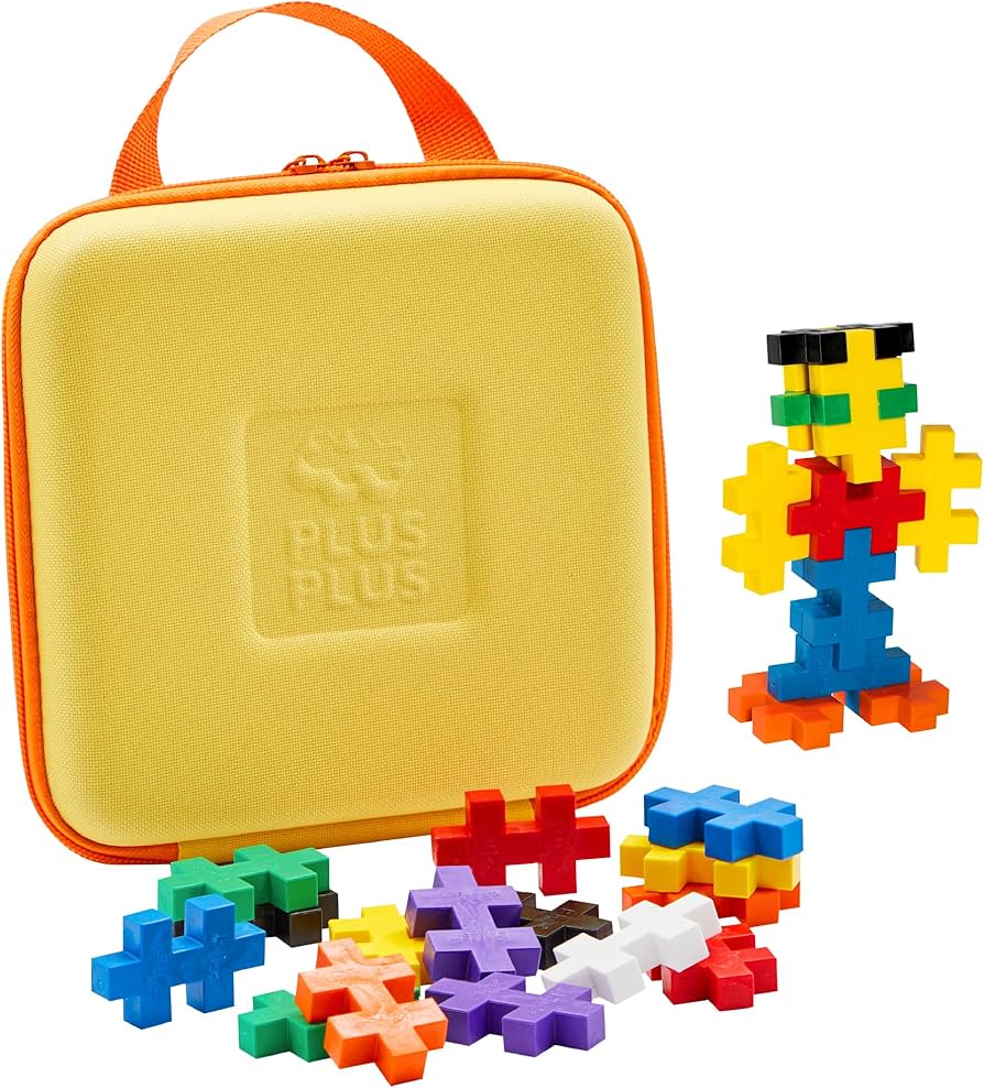 Amazon.com: PLUS PLUS Big – Travel Case w/ 15 Big Pieces